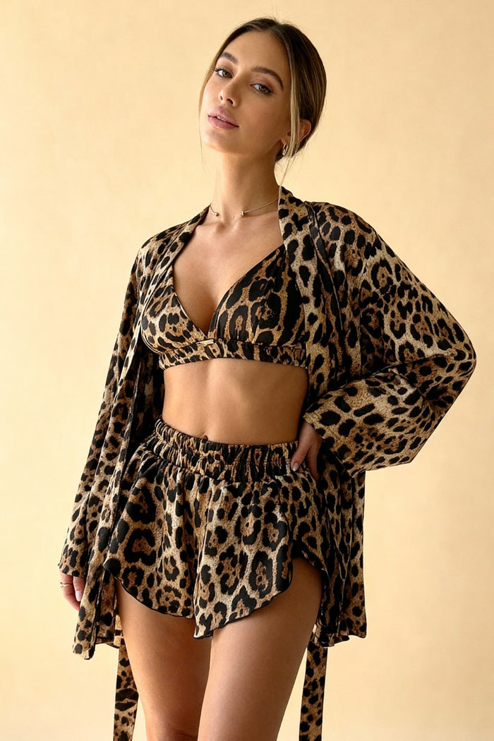 Pijama de 3 piezas Felina