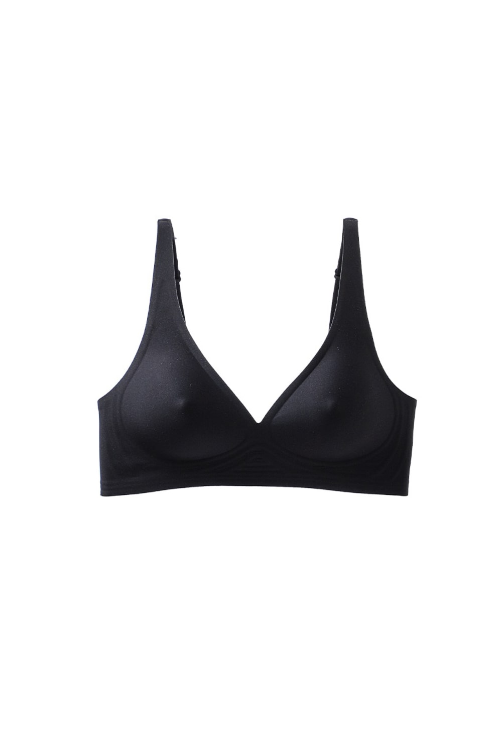 Sujetador push-up invisible efecto sin sujetador Negro