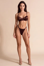 Conjunto Evelyne Marrón