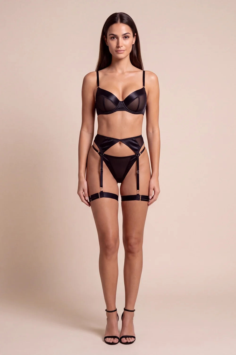 Conjunto Powder Negro