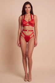 Conjunto Solène Rojo