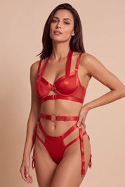 Conjunto Solène Rojo