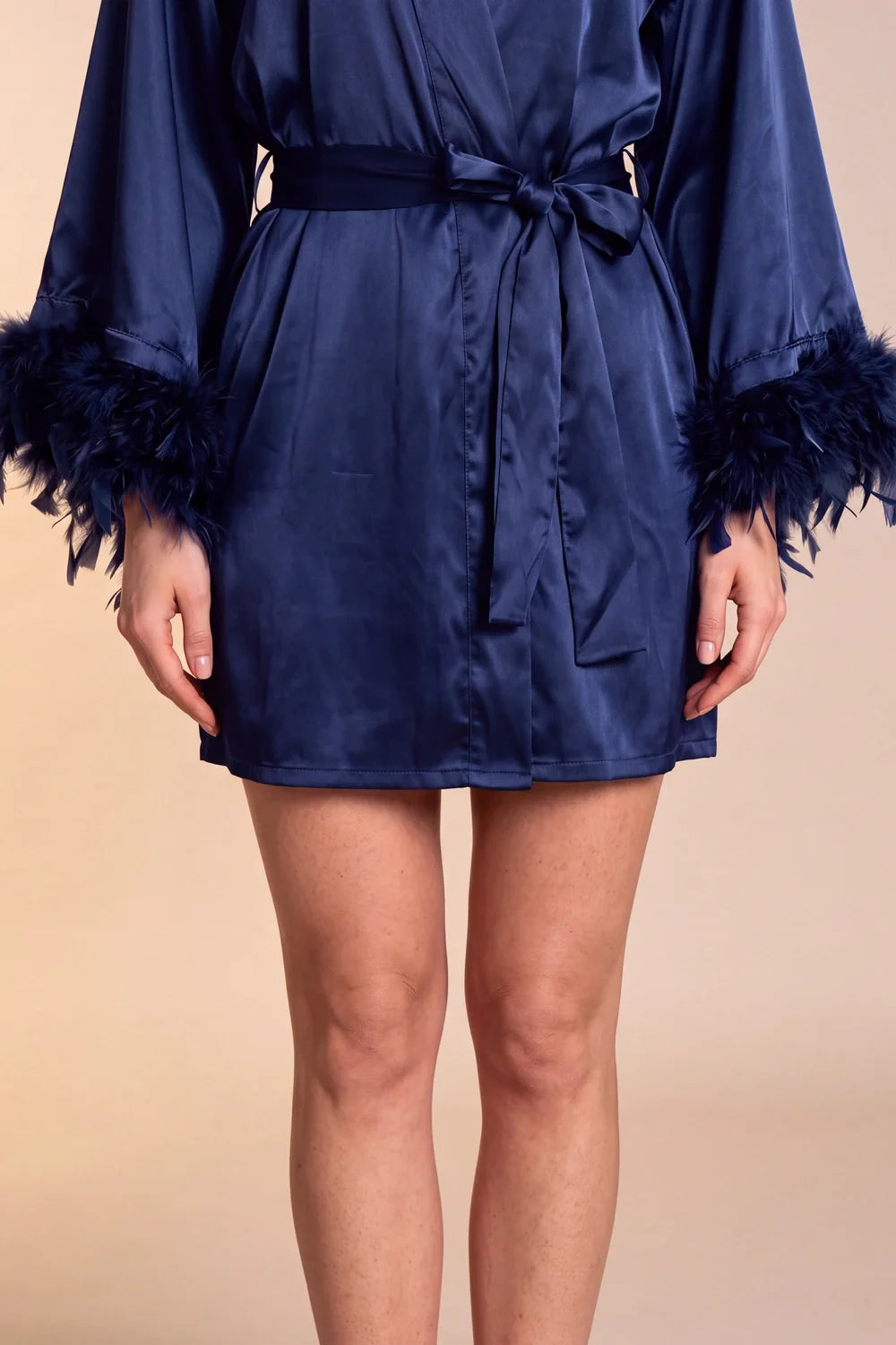 Kimono largo de satén Celiana