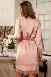 Conjunto de picardías y bata Titania Rosa