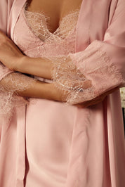 Conjunto de picardías y bata Titania Rosa