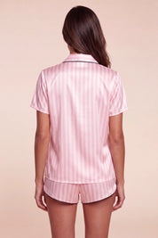 Pijama de camisa y short Velia